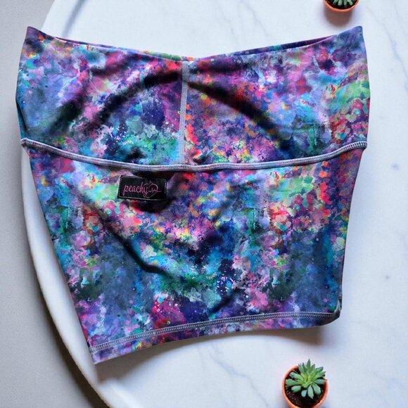 NWOT PEACHY (LG) "EXTRA PEACHY" Active W/O Affinity Fabric Shorts - Picture 3 of 6